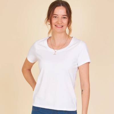 Scoop Neck Tee now $5, was $7