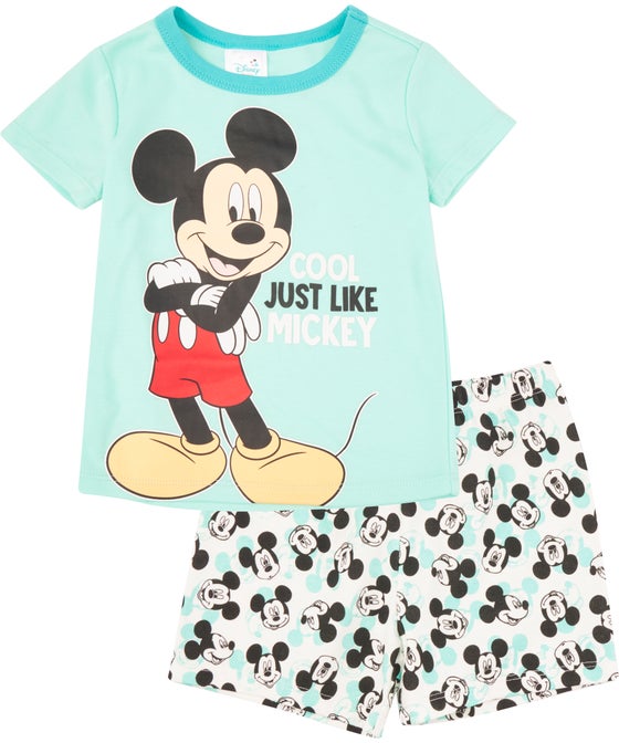 Babies' Mickey Mouse Shortie Pyjamas