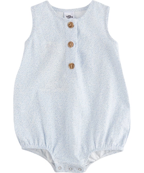 Babies' Mini Me Linen Blend Romper