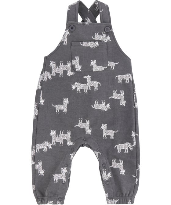 Babies' Printed Fleece Overall