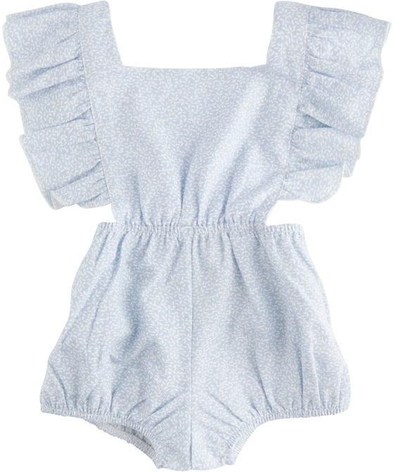 Babies' Mini Me Linen Blend Playsuit