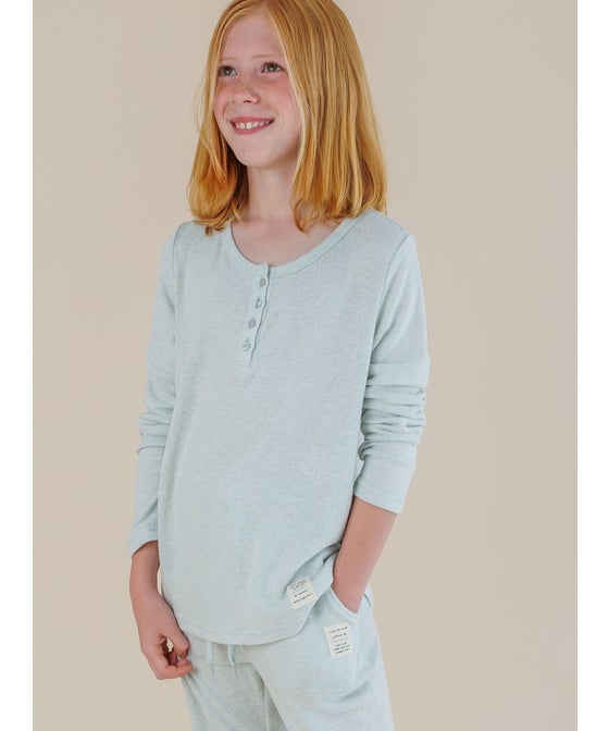 Kids' Supersoft Henley Lounge Top