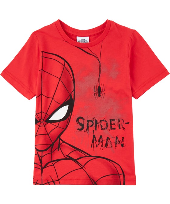 Little Kids' Licensed Short Sleeve Spiderman Tee