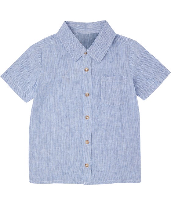 Little Kids' Short Sleeve Woven Shirt