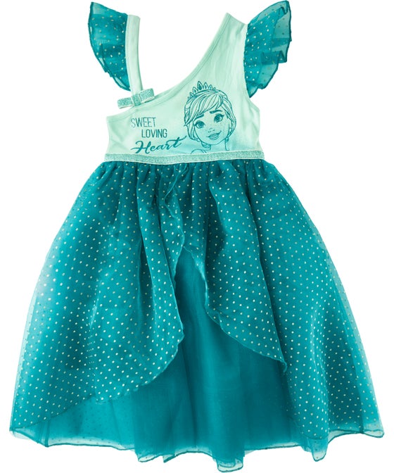 Little Kids' Licensed Frozen Anna Party Dress