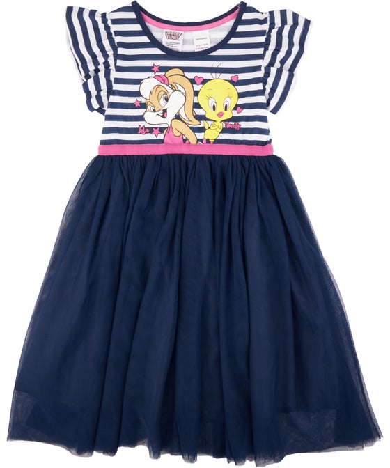 Little Kids' Licensed Tweety Knit Dress