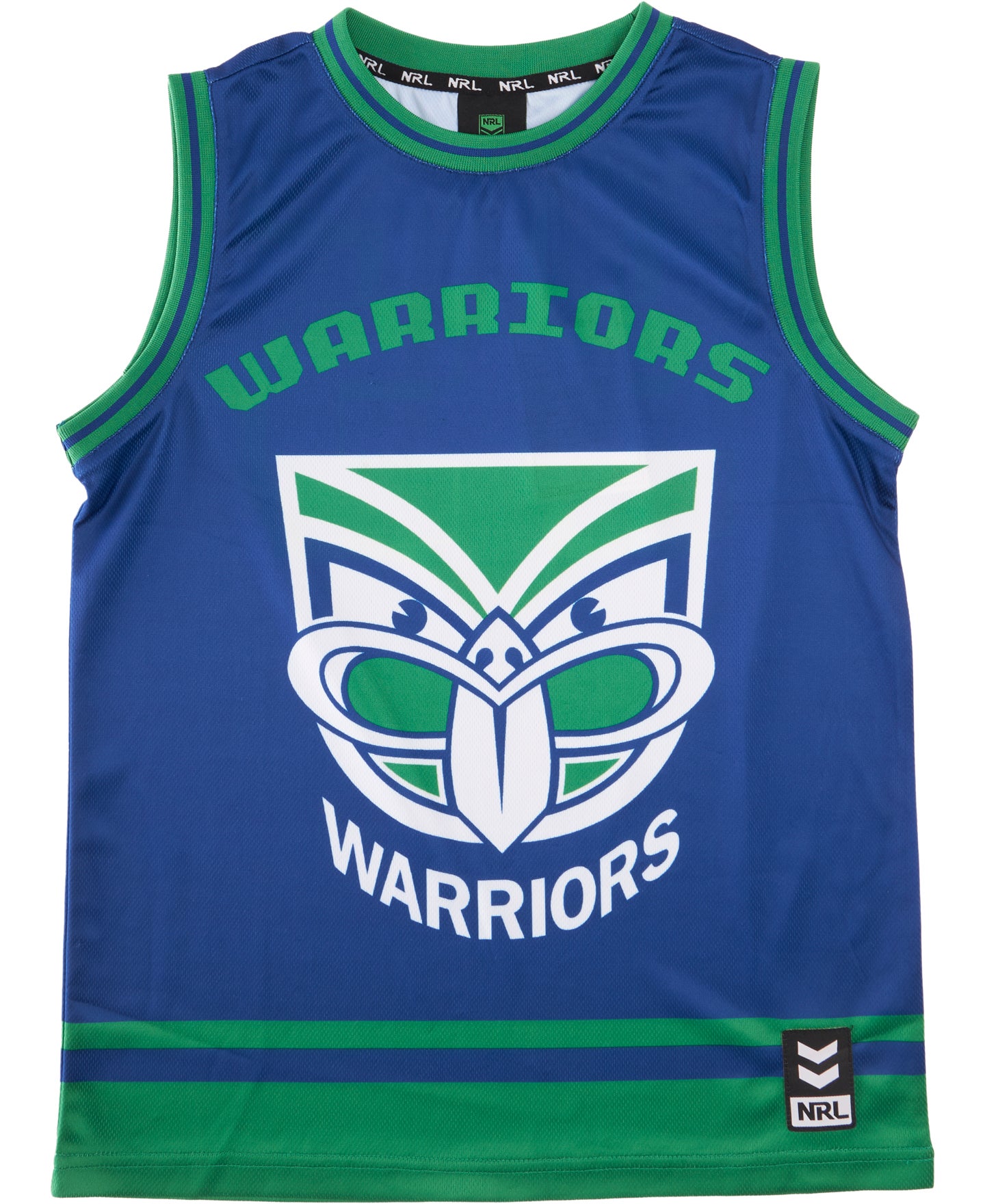 Warriors NRL Adult Muscle Tank in Blue | Postie