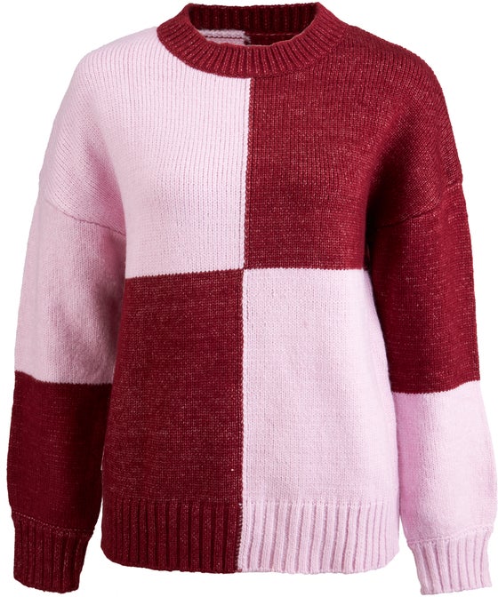 Women's Checked Knit Jumper