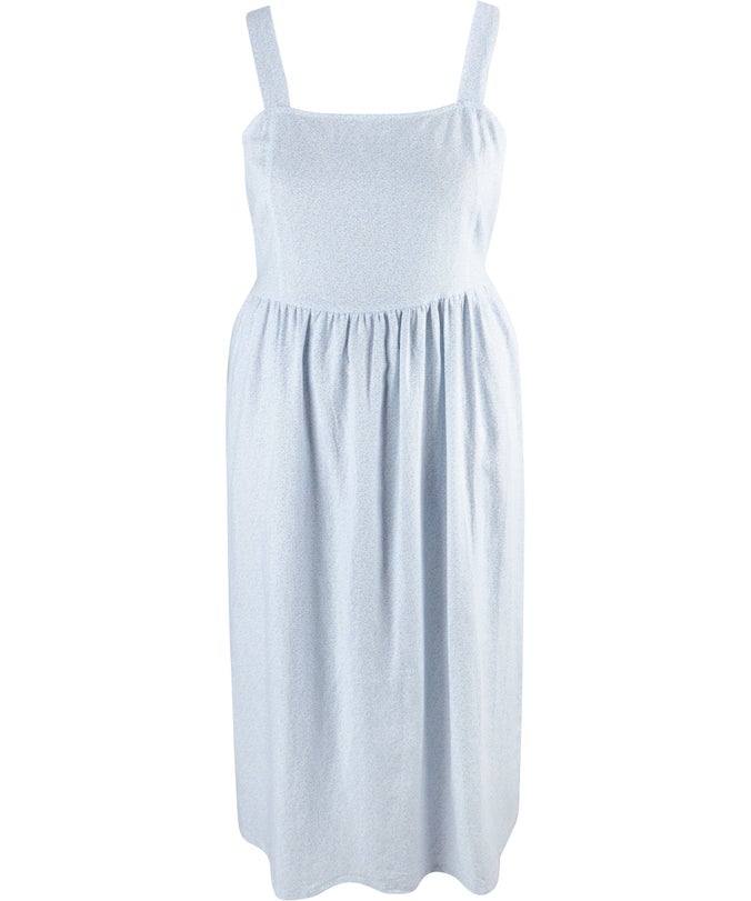 L Isobelle Midi Linen Blend Dress