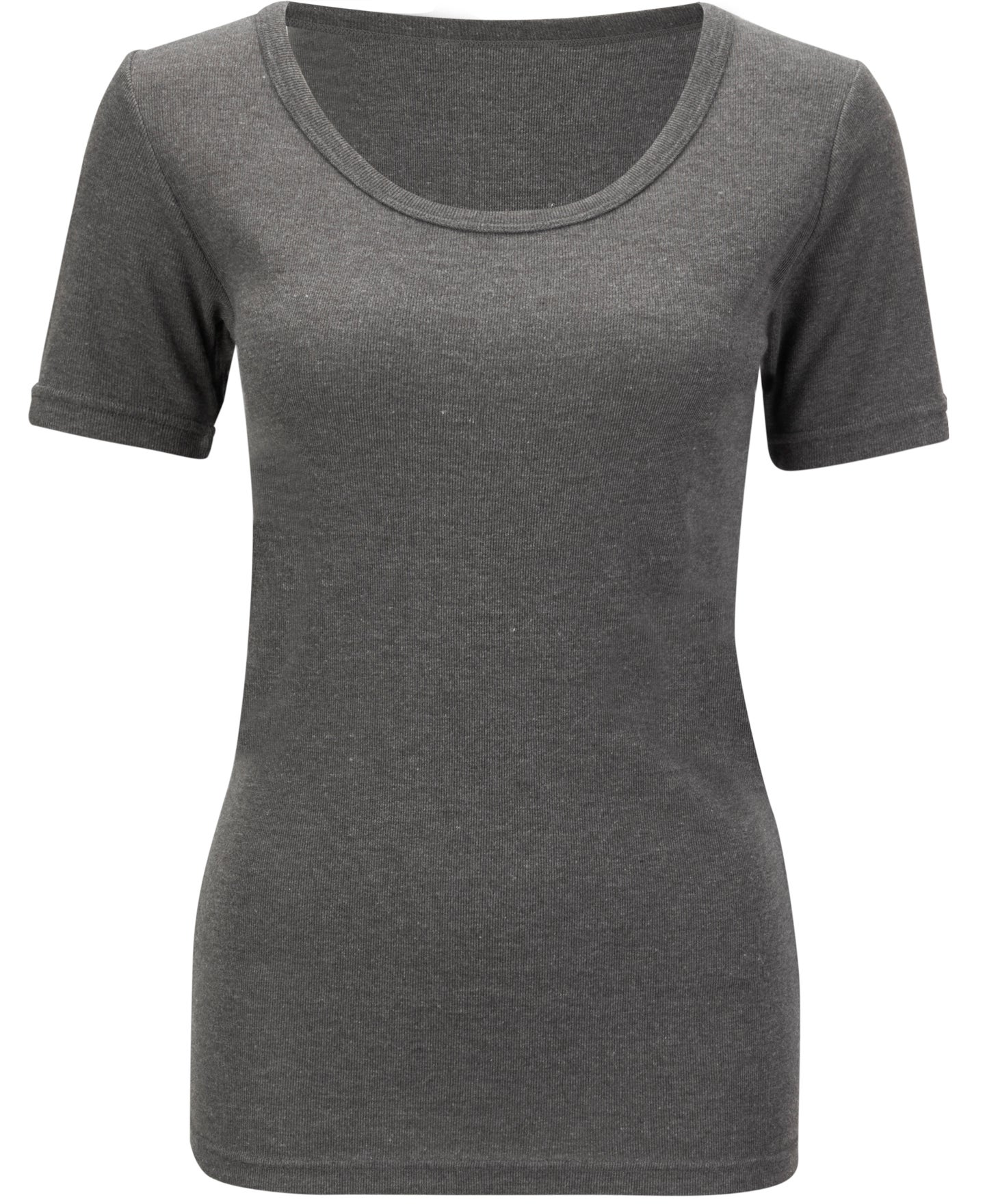 women's scoop neck thermal top