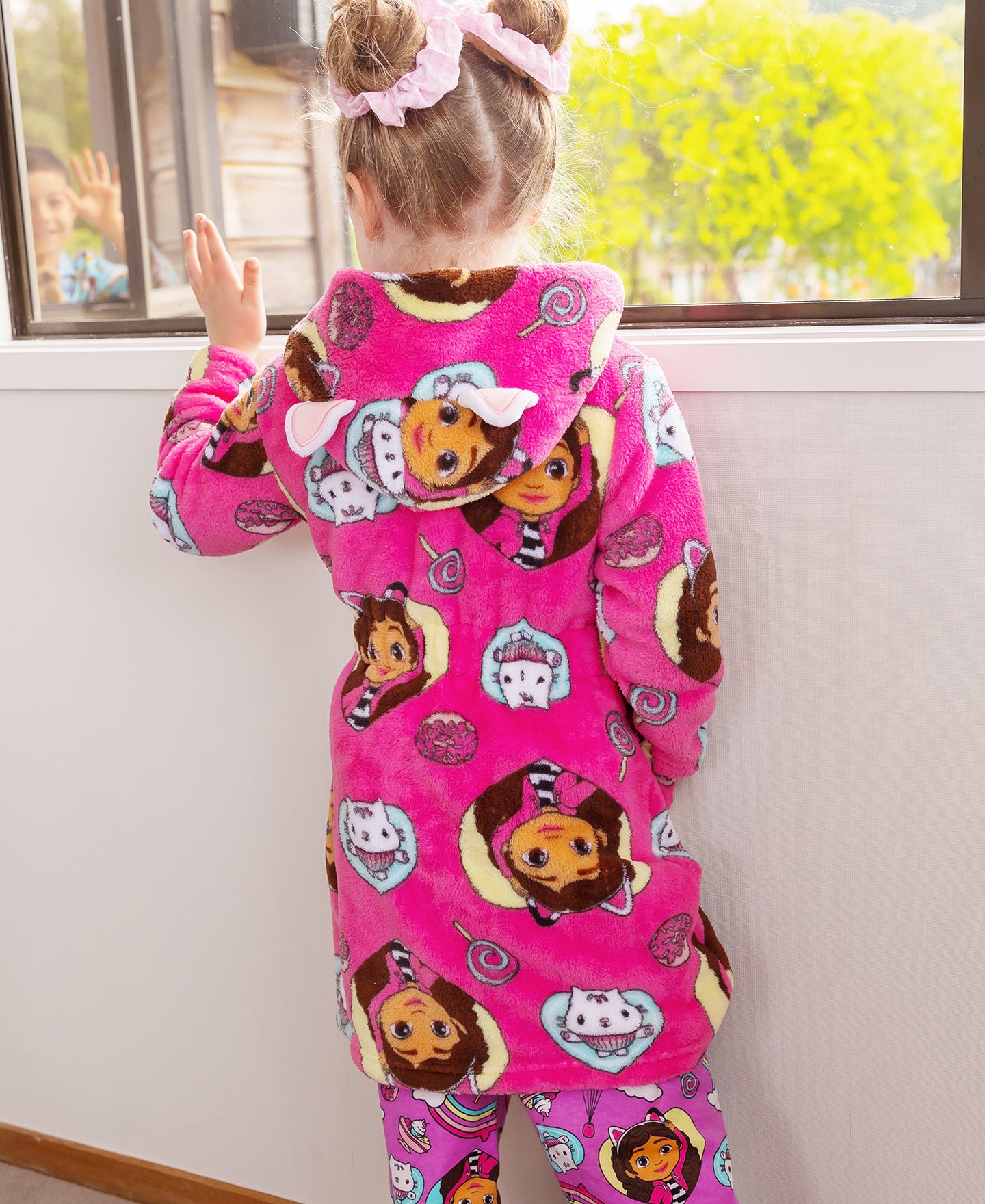 Amazon.com: Kids Gift Fleece Towel Bathrobe Sleepwear Boys Soft Pajamas  Warm Flannel Baby Girls Robe Hooded Kids (Pink, 2-3 Years): Clothing, Shoes  & Jewelry