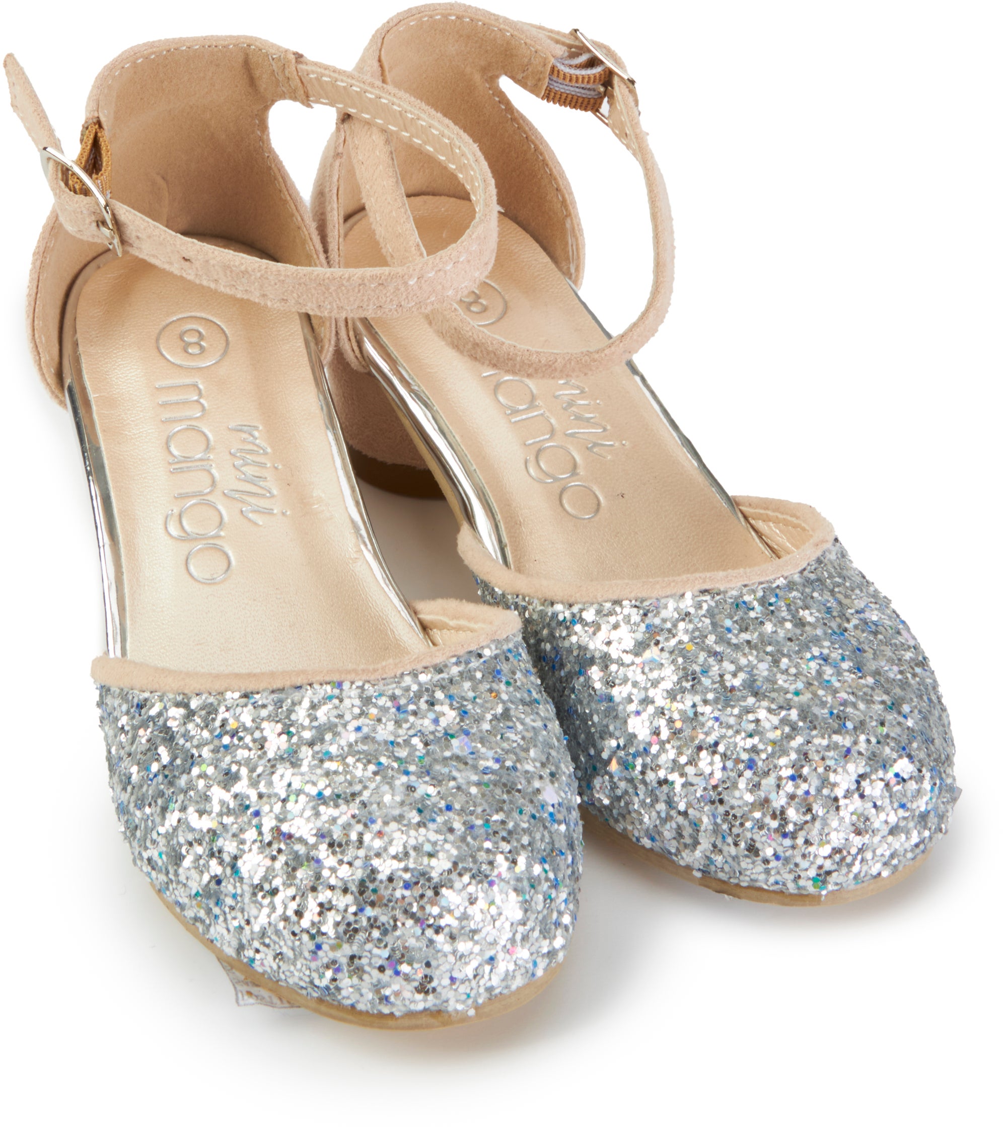 Little Kids Party Shoes In Silver
