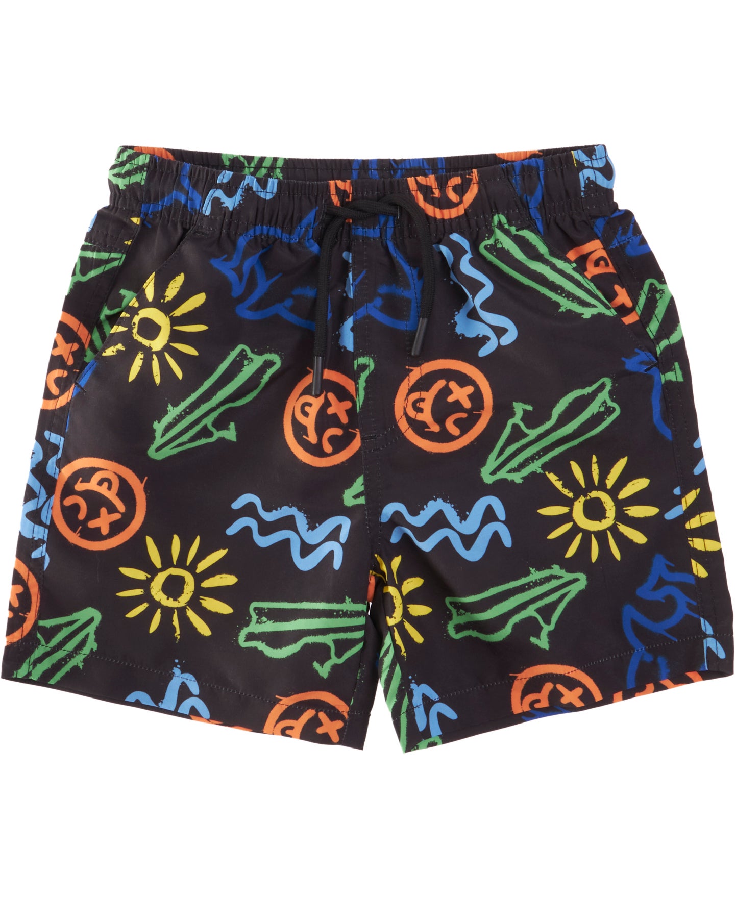 Little Kids' Print Volley Shorts