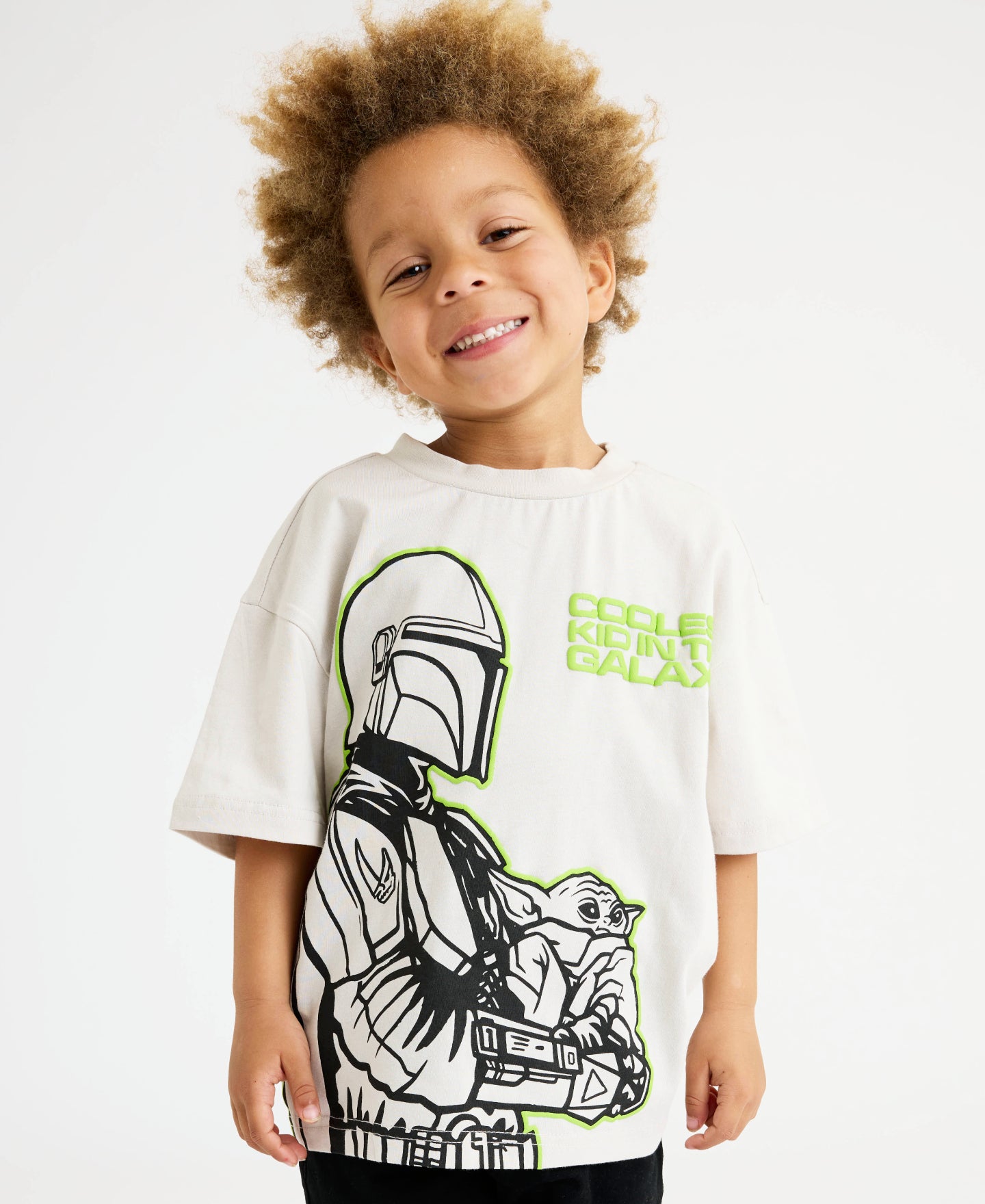 Little Kids' Short Sleeve Star Wars Print Tee in Moonbeam