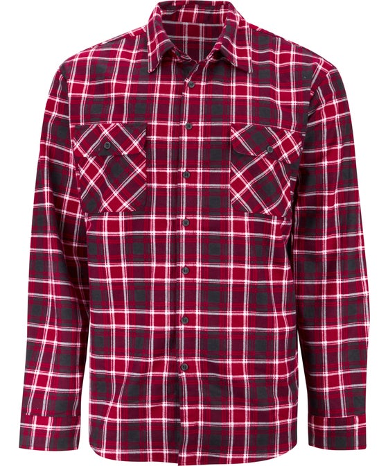 Men's Button Through Flannel Shirt