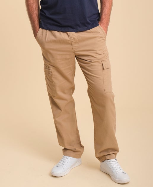 Men's Cargo Pant in Beige Postie