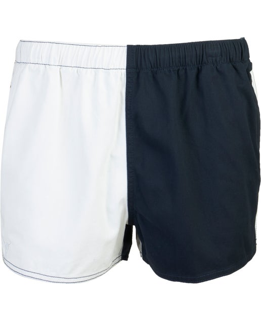 Men's Rugby Shorts in Navy/white Postie