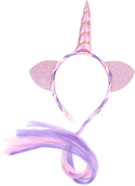 Unicorn Headband in Violet Ponytail Postie
