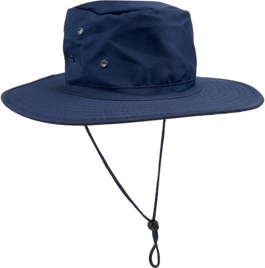 Kids' School Wide Brim Hat in Navy | Postie