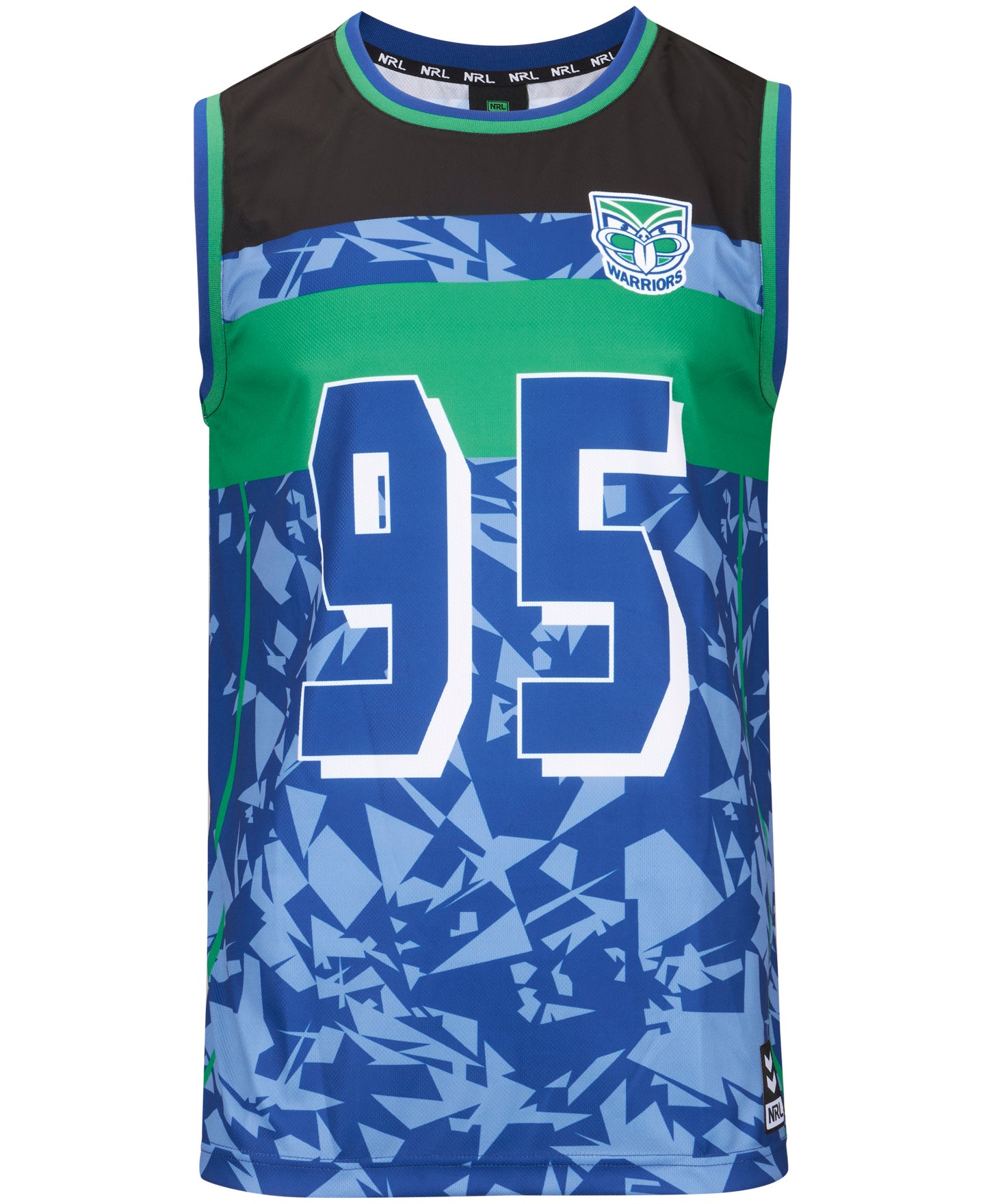 Warriors NRL Adult Muscle Tank in Blue | Postie