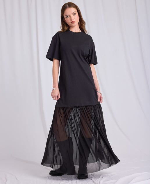 slim fit dress slacks Lou Oversized Tee Dress main image 0