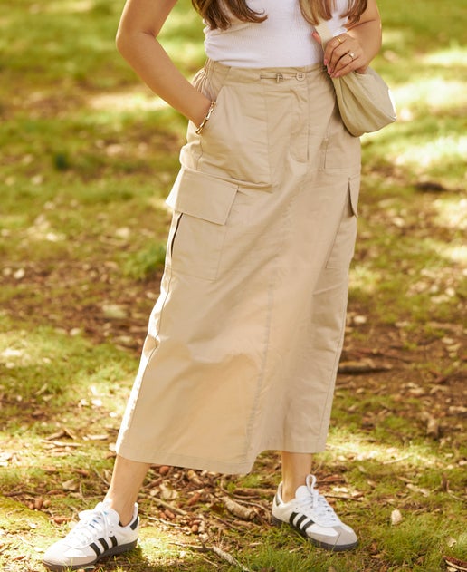 Women's Cargo Skirt in Natural Postie