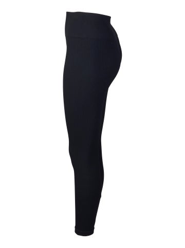 Women's Elite Seamless Rib 7/8 Legging in Black Postie