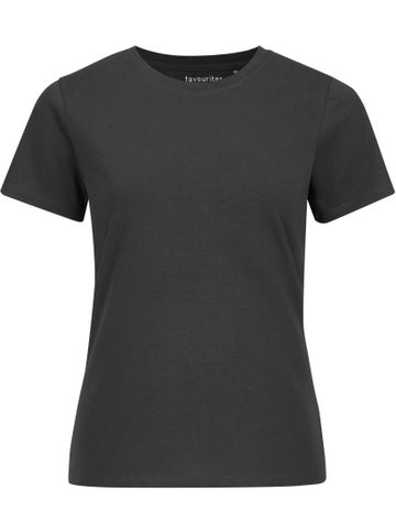 Women's Favourites Crew Neck T-shirt in Black Postie