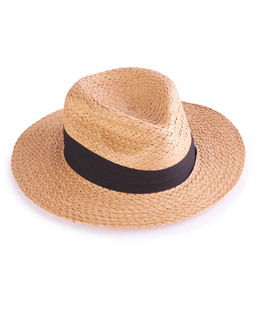 Women's Fedora Hat in Natural | Postie