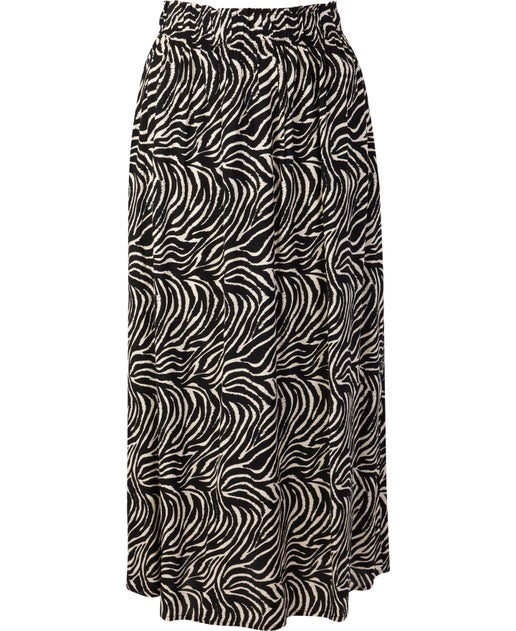 Women's Frill Waist Midi Skirt in New Wild | Postie