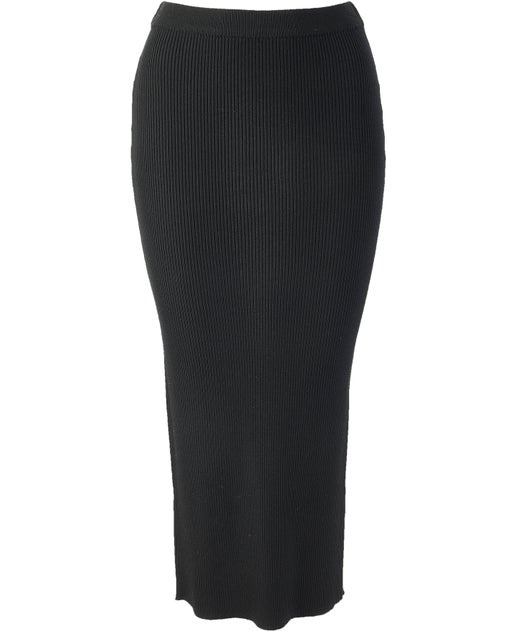 Women's Knitted Skirt in Black | Postie