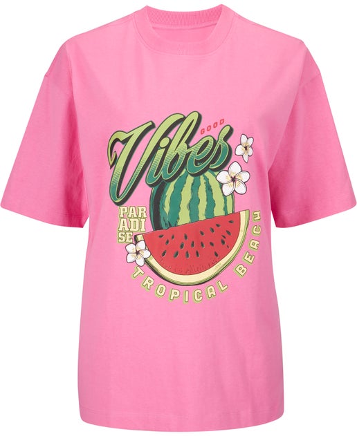Pitstop Oversized Tee - Pink main image 0