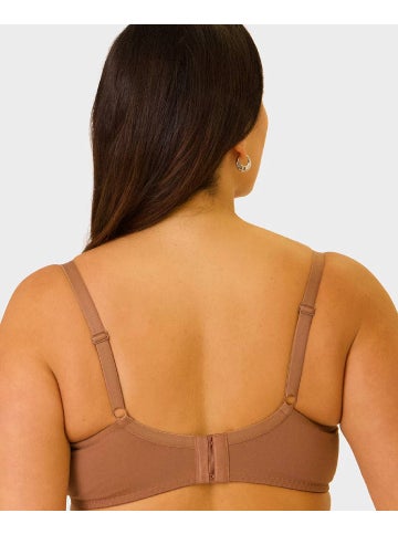 Women's Ruby Fuller Figure 2 Pack Lace Bras in Brown/black | Postie