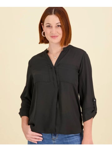 Women's plus size sheer blouses sales