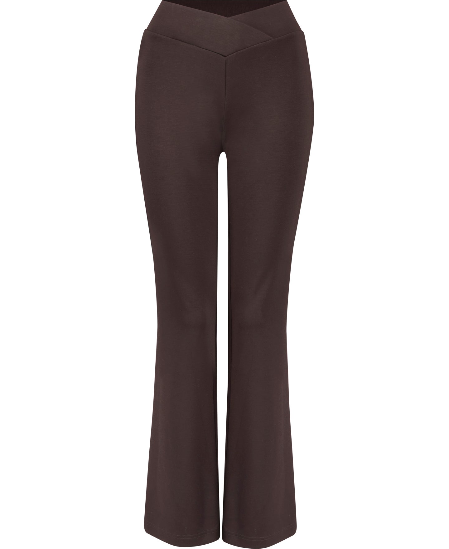 Women's Soft Flare Pant in Dark Brown | Postie