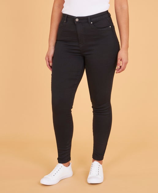Women's Soft Touch High Rise Jean in Black | Postie