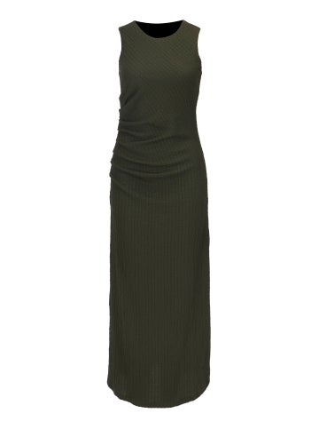 Women's Textured Dress in Dark Khaki | Postie